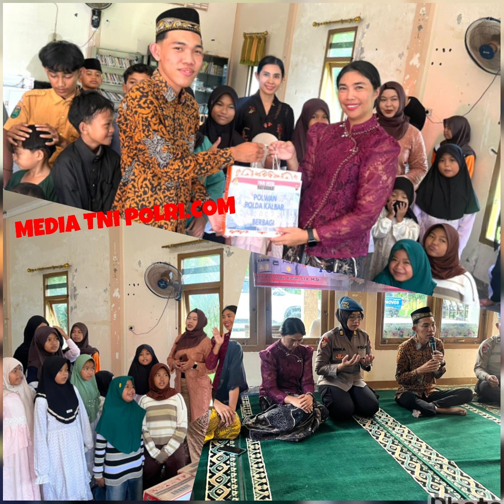 Polda Kalbar Gelar Bakti Sosial di Panti Catur Dharma Yatim Pepabri Peringati Hari Kartini