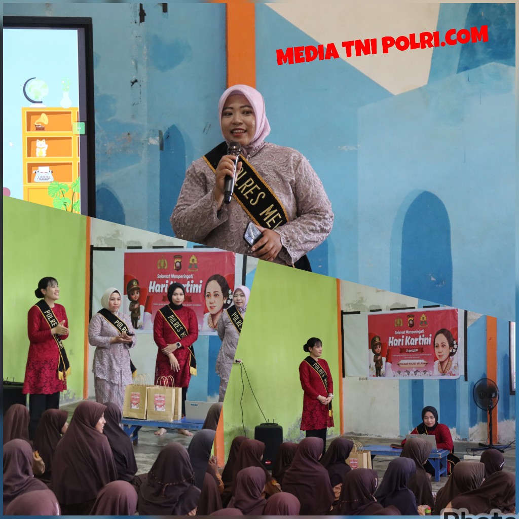 Polwan Polres Melawi Meriahkan Hari Kartini 2026, Edukasi Anti-Bullying Hingga Salurkan Bansos ke Warga