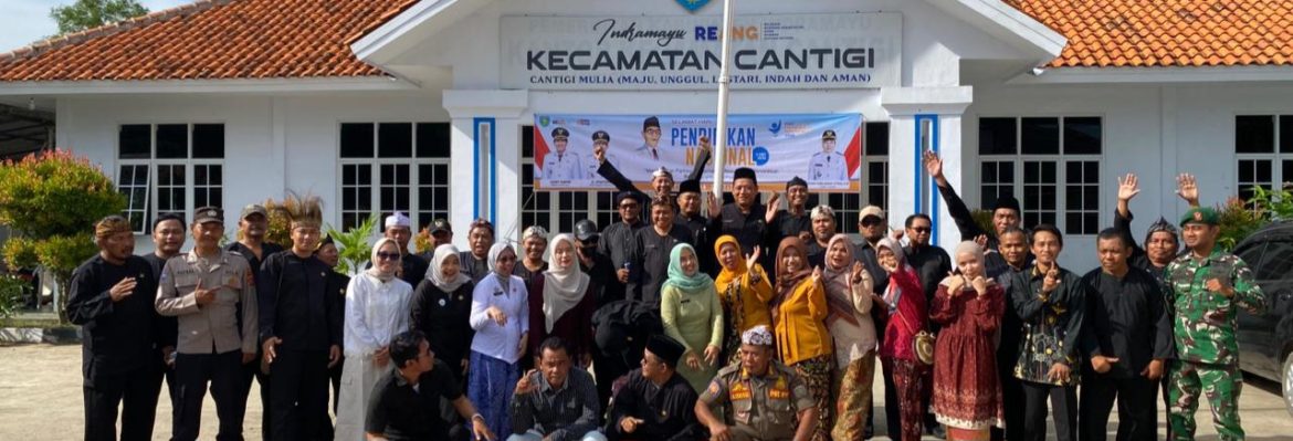Koramil 1602 Sindang Laksanakan Upacara Hardiknas 2026 Tingkat Kecamatan Cantigi
