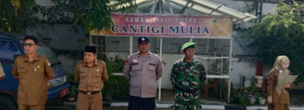 Koramil 1602/Sindang Hadiri Apel Gabungan Muspika Cantigi, Perkuat Disiplin dan Soliditas Antarinstansi