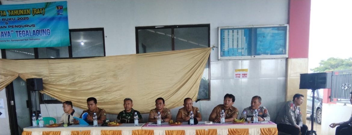Danramil 1608/Karangampel Hadiri RAT dan Pemilihan Pengurus KUD Mina Jaya Tegal Agung Desa Benda