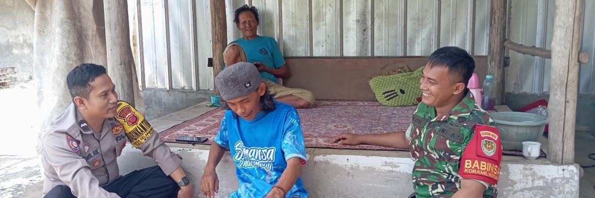 Komsos Babinsa Koramil 1601/Indramayu, Pererat Hubungan dengan Warga Desa Gelarmandala