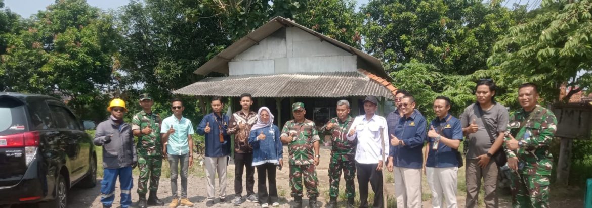 Danramil 1608 Karangampel Hadiri Survey Lahan KDKMP di Desa Tanjungsari
