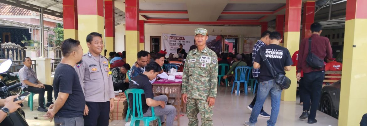 Koramil 1611/Losarang Hadiri Kunjungan Kerja Anggota DPRD Jabar Ono Surono di Desa Pegagan