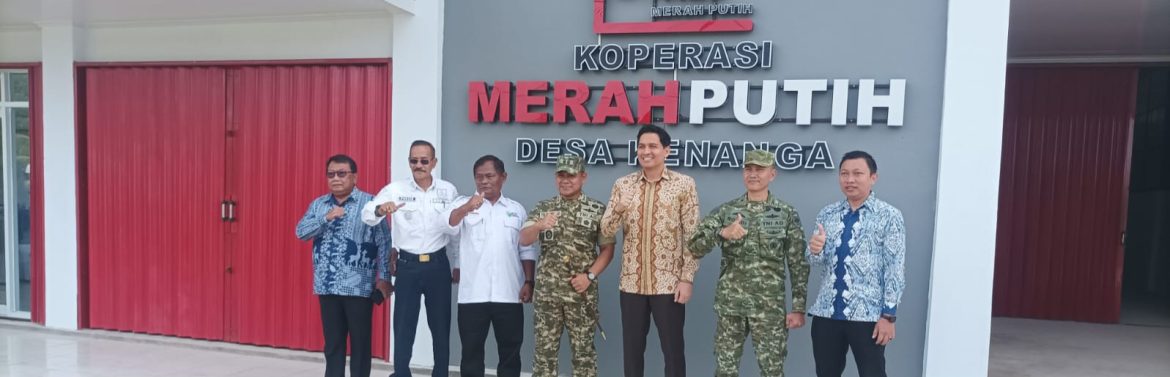 Dandim 0616/Indramayu Hadiri Peresmian Operasionalisasi Koperasi Desa/Kelurahan Merah Putih di Desa Kenanga