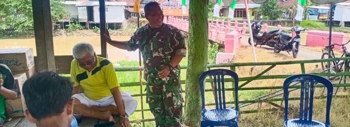 Komsos Babinsa Koramil 1605/Sukagumiwang Bersama Pamong dan Tomas Desa Sukagumiwang