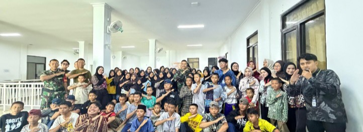 Kasdim 0616/Indramayu Sosialisasikan Bahaya Bullying dan Pembentukan Disiplin Siswa di Sekolah Rakyat Terintegrasi 40 Indramayu