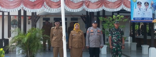 Koramil 1602/Sindang Laksanakan Apel Gabungan Tingkat Kecamatan Sindang