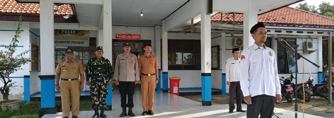 Koramil 1602 Sindang Laksanakan Apel Gabungan Tingkat Kecamatan Pasekan