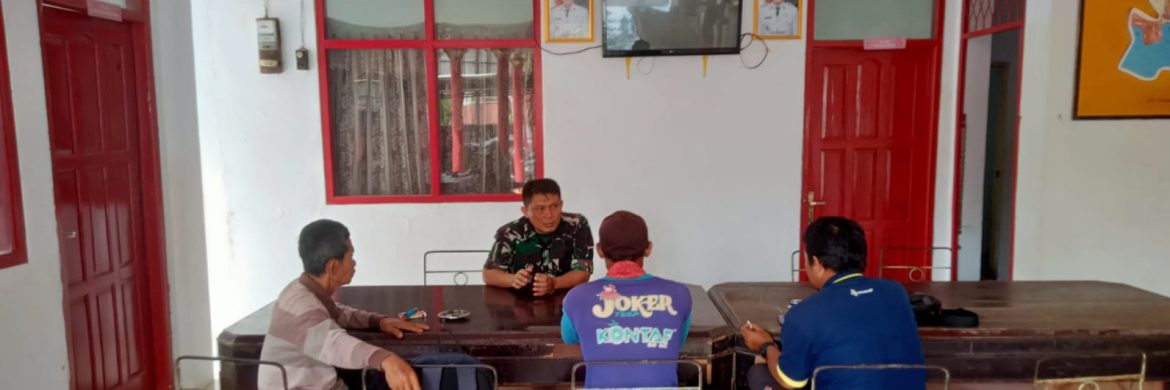 Komsos Babinsa Koramil 1605 Sukagumiwang Bersama Tomas dan Toda Desa Sukawera
