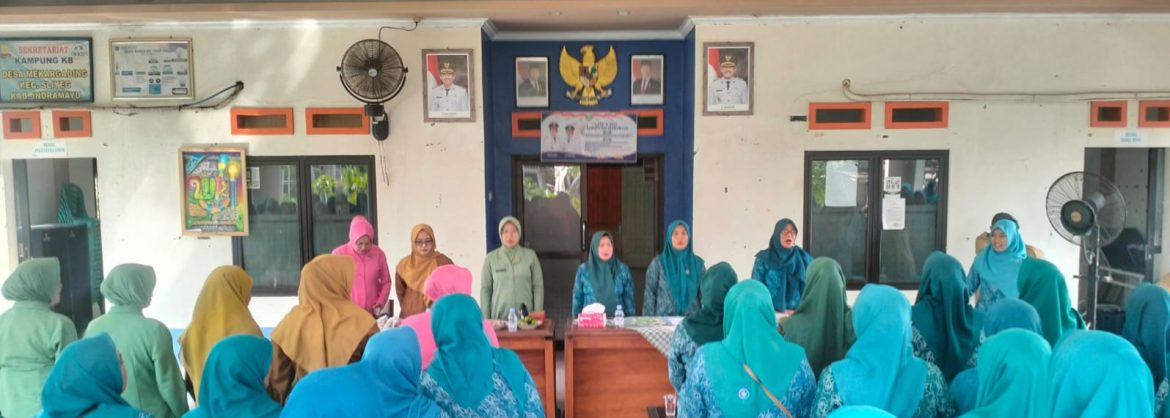 Pertemuan Rutin TP PKK Ranting 8 Koramil 1607 Sliyeg Bulan Mei 2026 Berlangsung di Desa Mekargading