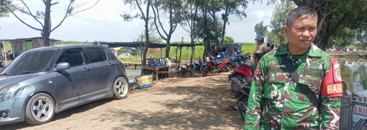 Komsos Anggota Koramil 1601/Indramayu di Wilayah Binaan Desa Tambak (PATAYA)