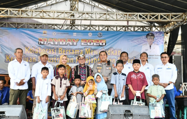Hadiri Peringatan May Day 2026, Kapolresta Cirebon Apresiasi Sinergitas Buruh dalam Menjaga Kondusifitas Kamtibmas