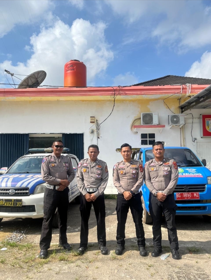 Polres Banyuasin Produktif  Sosialisasi Safety Driving di Tanjung Lago, Ajak Masyarakat Tertib Berlalu Lintas