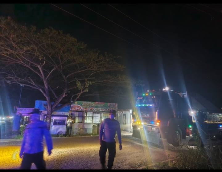 Polsek Pemulutan Intensifkan Patroli Antisipasi Gangguan Kamtibmas Saat Konser SLANK di Jakabaring