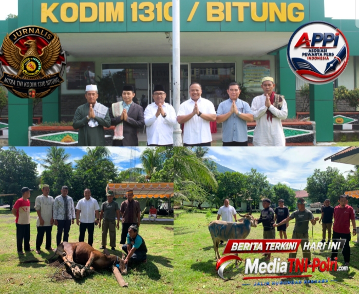 Kodim 1310/Bitung Jadikan Idul Adha 1447 H Momentum Perkuat Keimanan dan Kepedulian Sosial