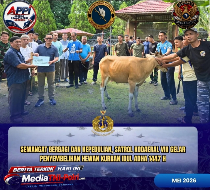 Satrol Kodaeral VIII Gelar Penyembelihan Hewan Kurban, Pererat Silaturahmi dengan Masyarakat