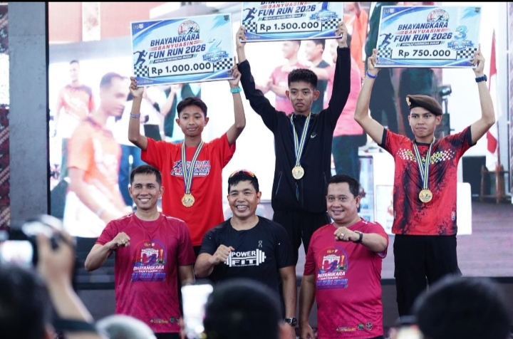 Sukseskan HUT Bhayangkara ke-80, Polres Banyuasin Gelar Fun Run Diikuti 1.000 Peserta