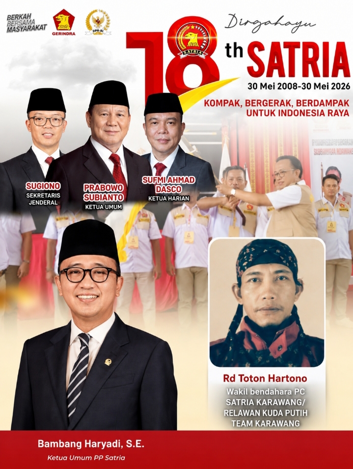 Peringatan HUT ke-18 SATRIA, Momentum Perkuat Semangat Pengabdian kepada Rakyat