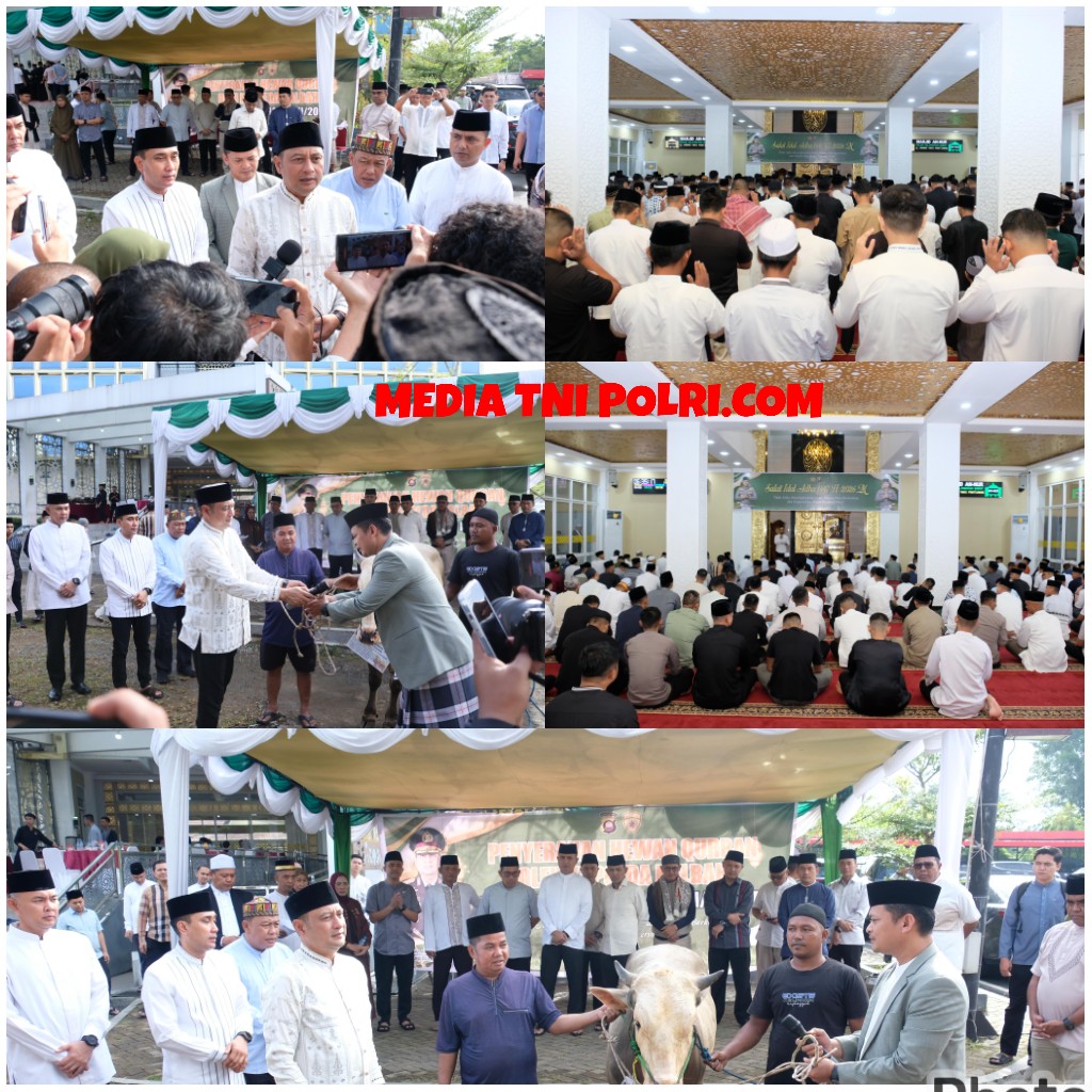 Momentum Idul Adha 1447 H, Polda Kalbar Tebar Kepedulian Lewat Penyaluran 147 Hewan Kurban