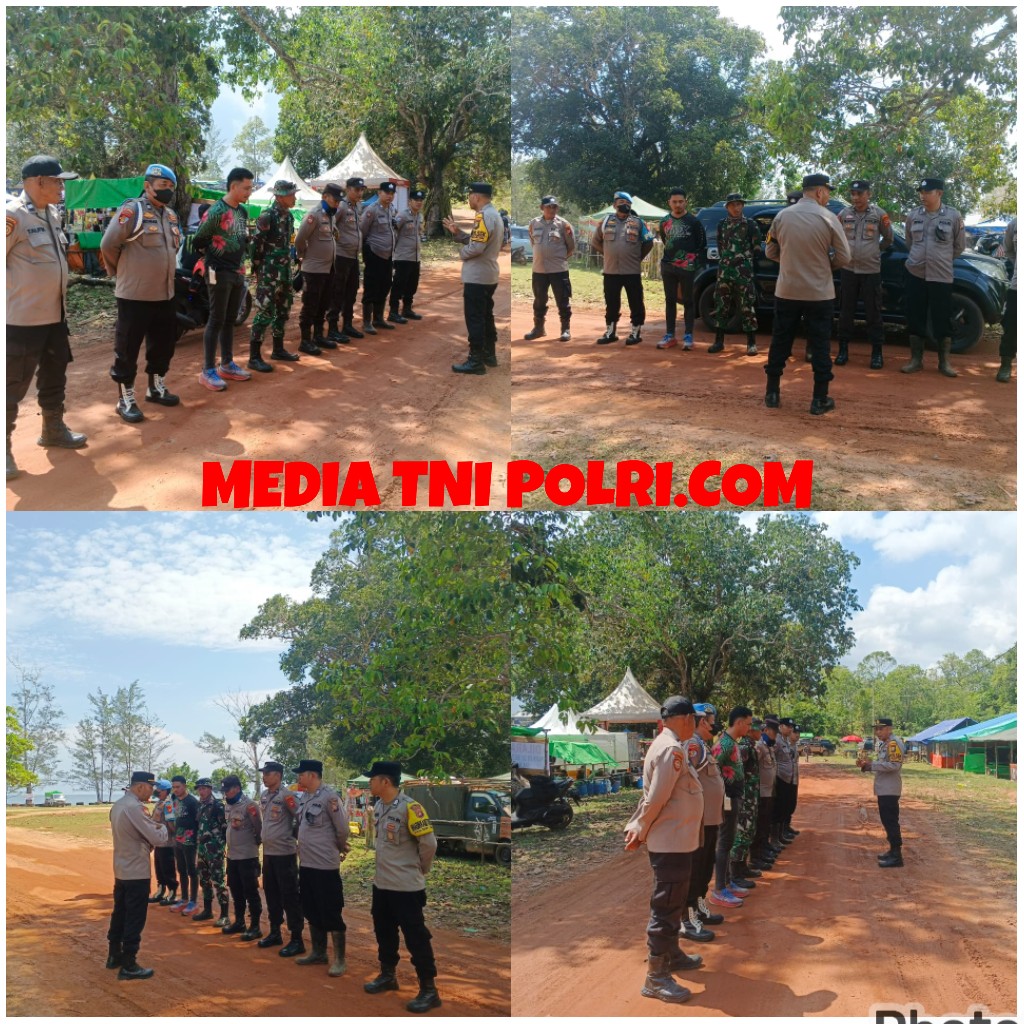 Polsek Matan Hilir Selatan Laksanakan Pengamanan Kejuaraan Provinsi Grasstrack Seri 2 Kalbar 2026 di Pantai Tanjung Batu