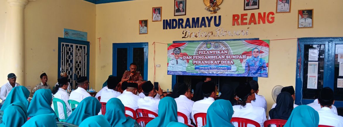 Pelantikan dan Pengambilan Sumpah Perangkat Desa Dadap Berlangsung Khidmat, Perkuat Pelayanan Masyarakat