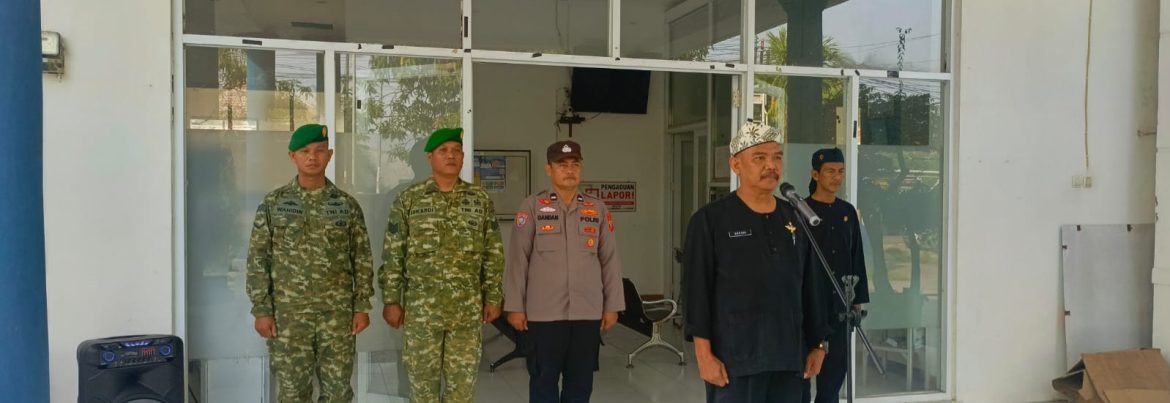 Koramil 1601/Indramayu Laksankan Upacara Peringatan Hari Lahir Pancasila 2026 Tingkat Kecamatan Balongan