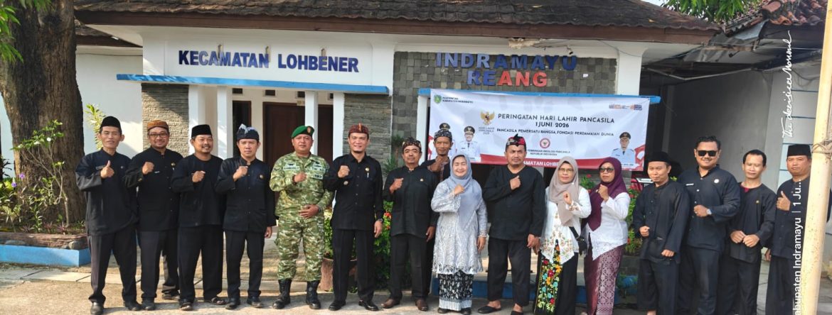 Koramil 1603/Lohbener Hadiri Upacara Peringatan Hari Lahir Pancasila Tingkat Kecamatan Lohbener Tahun 2026
