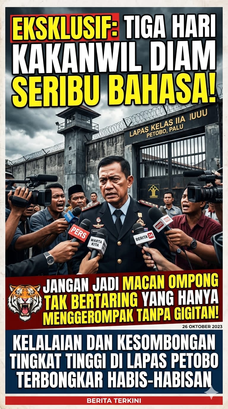 KELALAIAN DAN KESOMBONGAN TINGKAT TINGGI DI LAPAS PETOBO TERBONGKAR HABIS-HABISAN
