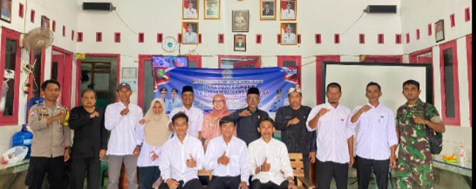 Koramil 1602 Sindang Hadiri Pelantikan dan Pengambilan Sumpah Pejabat Antar Waktu BPD Desa Cemara