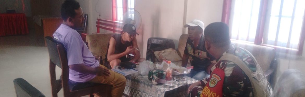 Babinsa Koramil 1611/Losarang Ajak Warga Desa Puntang Jaga Kesehatan, Keamanan, dan Ketahanan Pangan