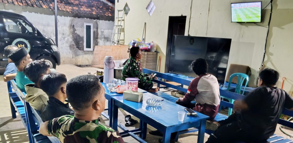 Koramil 1605/Sukagumiwang Nobar Pembukaan Piala Dunia 2026, Meksiko Tundukkan Afrika Selatan 2-0