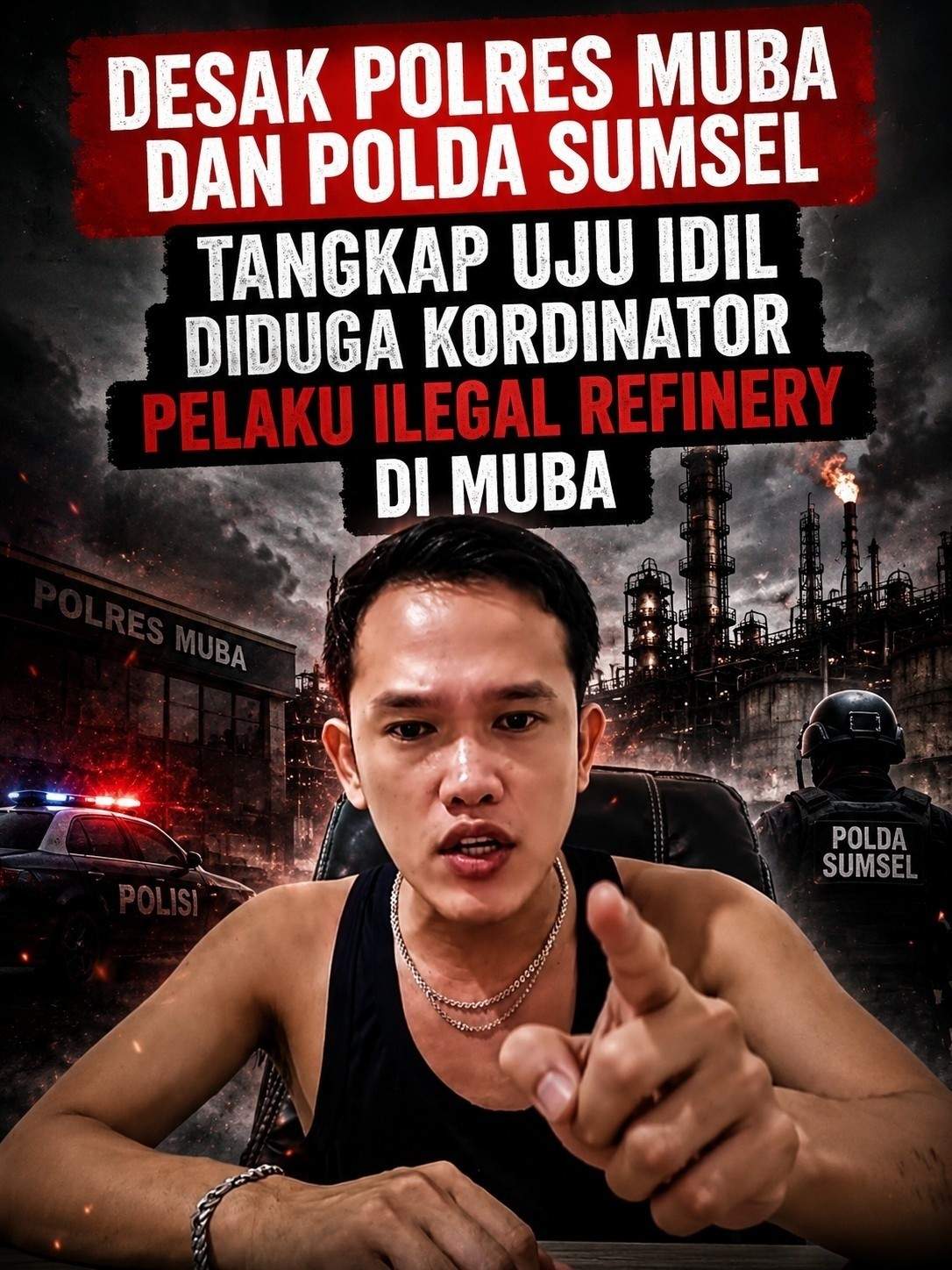 GPP Sumsel Desak Polda Sumsel Tangkap Uju Idil, Diduga Aktor Kunci Mafia Minyak Ilegal Muba