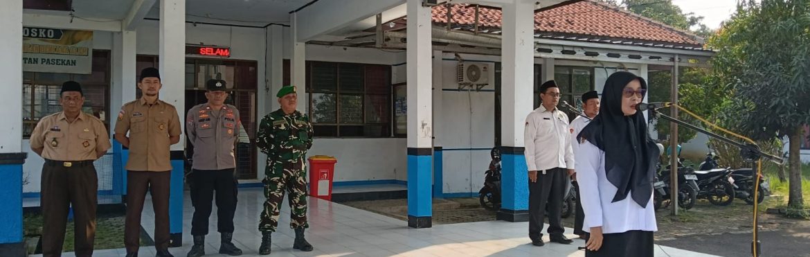 Koramil 1602/Sindang Hadiri Apel Gabungan Tingkat Kecamatan Pasekan, Perkuat Koordinasi dan Pelayanan Publik