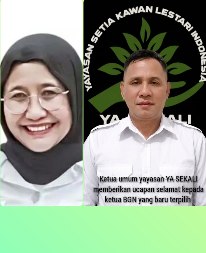 Ketua Umum YA SEKALI Ucapkan Selamat kepada Kepala BGN Baru Nanik S. Deyang