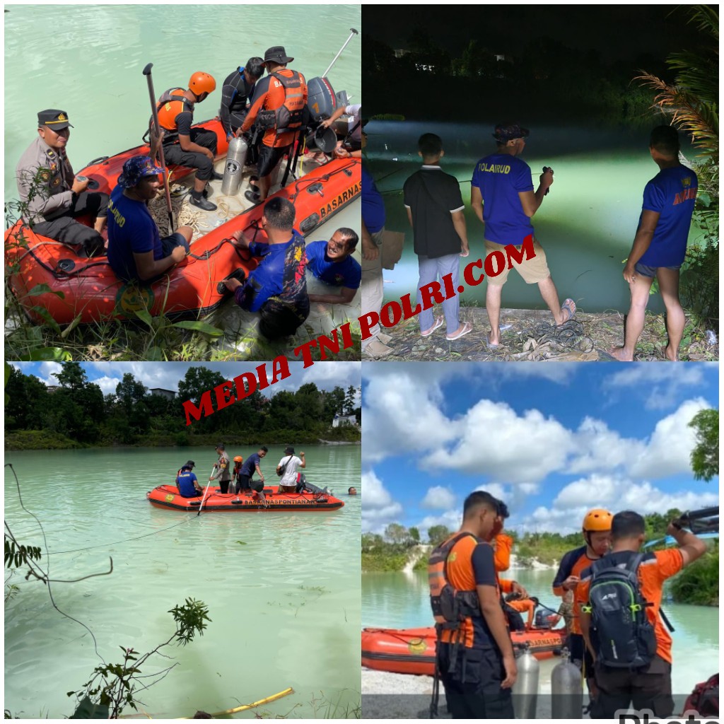 Kapolres Sintang Kerahkan Seluruh Potensi, Polri Maksimalkan Pencarian Pelajar yang Tenggelam di Danau Biru