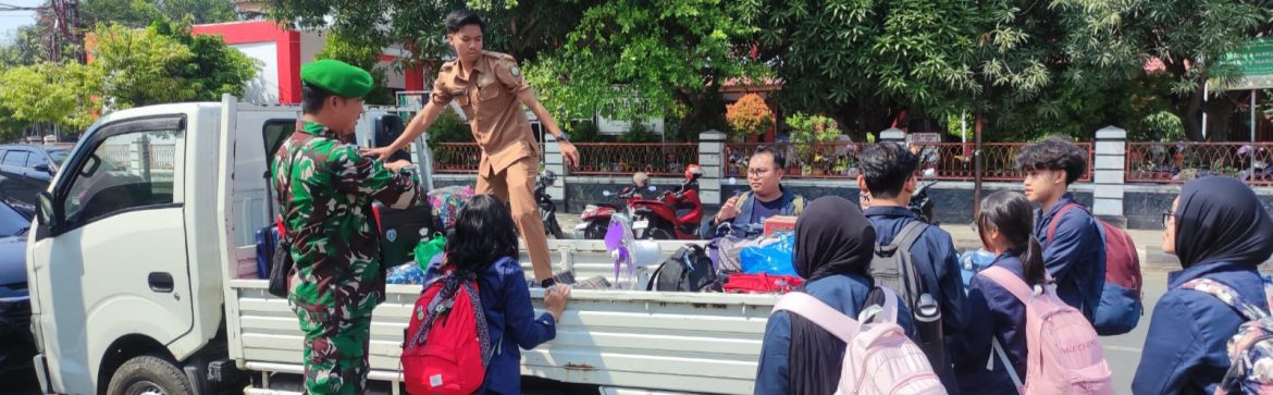 Koramil 1609/Juntinyuat Hadiri Penerimaan KKNT Inovasi IPB Tahun 2026 di Aula BAPPERIDA Kabupaten Indramayu