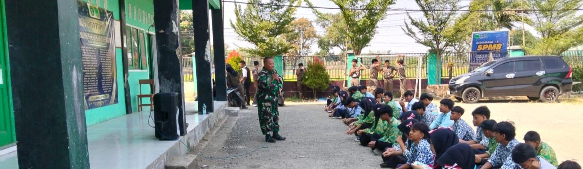 Koramil 1605 Sukagumiwang Berikan Materi Bela Negara pada Kegiatan MPLS di SMK NU Sukagumiwang
