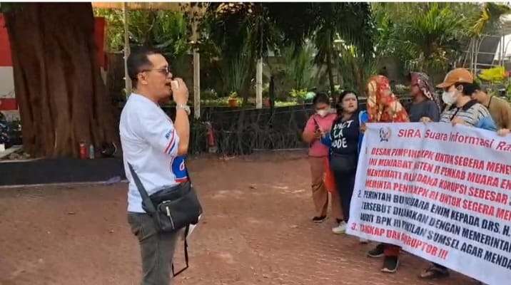SIRA dan PST Desak KPK-RI Serius Tangani Kasus Dugaan Korupsi Mantan Bupati Muara Enim
