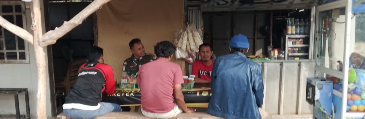 KOMSOS BABINSA KORAMIL 1605 SUKAGUMIWANG BERSAMA PAMONG DAN MASYARAKAT DESA KLIWED
