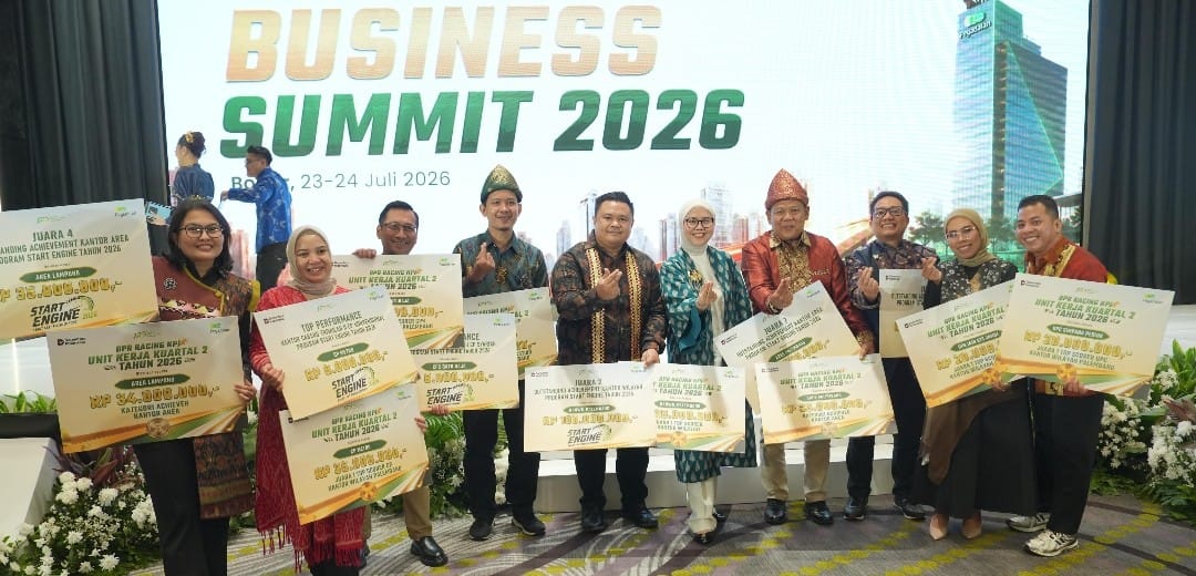 Sumbagsel Berbangga, Pegadaian Kanwil III Sabet Gelar Top Scorer pada Business Summit 2026