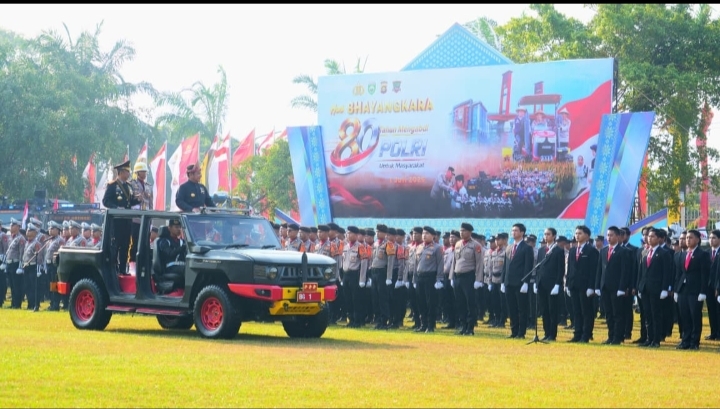 HUT Bhayangkara ke-80, Polda Sumsel Tegaskan Komitmen Presisi untuk Masyarakat dan Kemajuan Bangsa