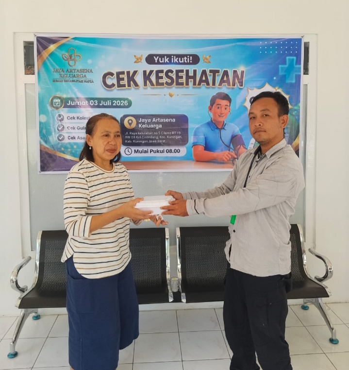 Yayasan Jaya Artasena Gelar Cek Kesehatan Gratis dan Jumat Berkah untuk Masyarakat