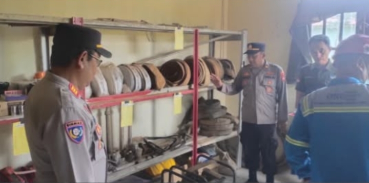 Satbinmas Polres Banyuasin Tingkatkan Kesiapsiagaan Satpam dan Cek Sarpras Karhutla di Perusahaan Perkebunan