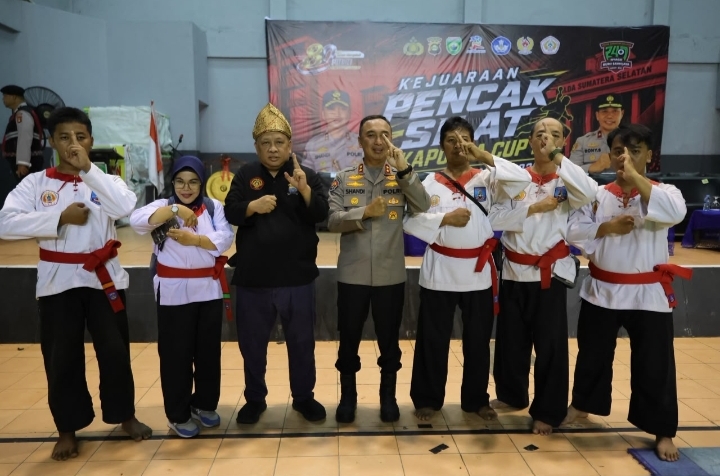 Bangkitkan Olahraga Tradisional, Polda Sumsel Gelar Kejuaraan Pencak Silat Kapolda Cup 2026, Diikuti Ribuan Peserta