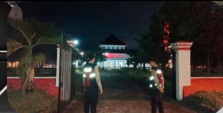 Patroli Presisi Sat Samapta Polres Banyuasin Jaga Keamanan Malam, Antisipasi Aksi 3C