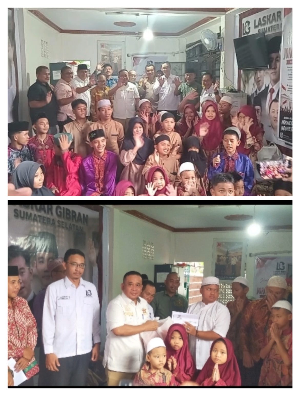 HUT ke-23, BPI KNPA RI Sumsel Membagikan Paket Sembako Kepada Anak-Anak Panti Asuhan