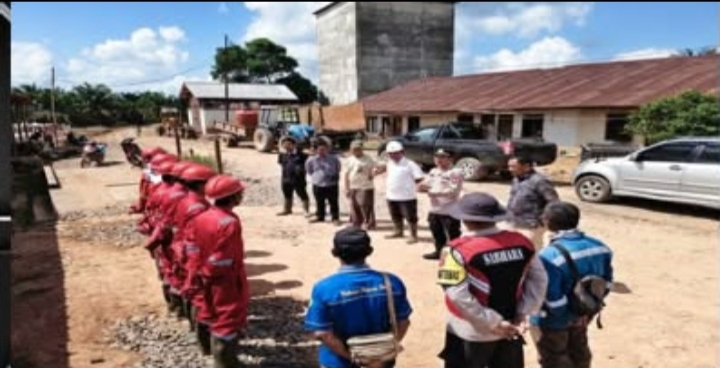 POLSEK RAMBUTAN PERKUAT SINERGI DENGAN PERUSAHAAN PERKEBUNAN ANTISIPASI KARHUTLA