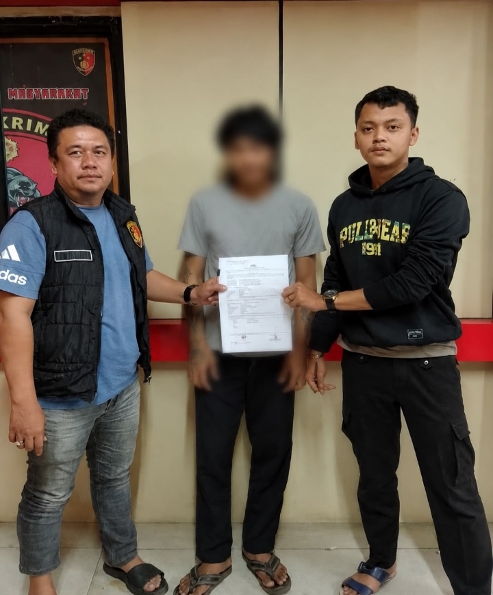 RESPONS CEPAT LAPORAN TOKOH MASYARAKAT, POLSEK BANYUASIN III AMANKAN PELAKU PENGANIAYAAN DAN PENGRUSAKAN