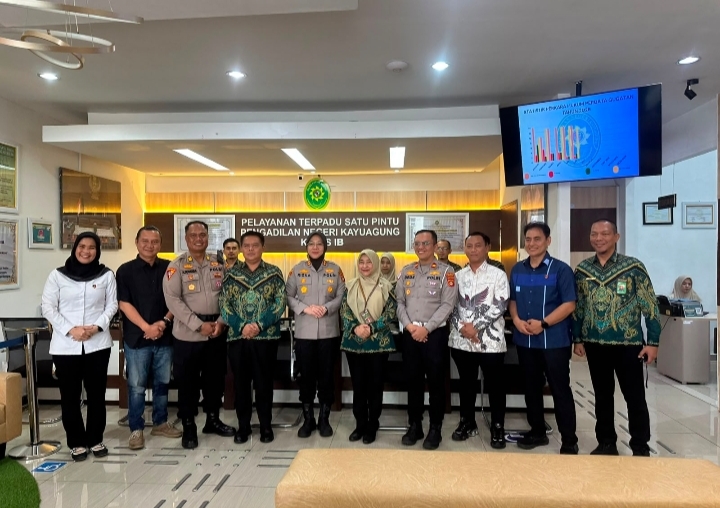Perkuat Sinergitas, Kapolres Ogan Ilir Silaturahmi ke PN Kayu Agung